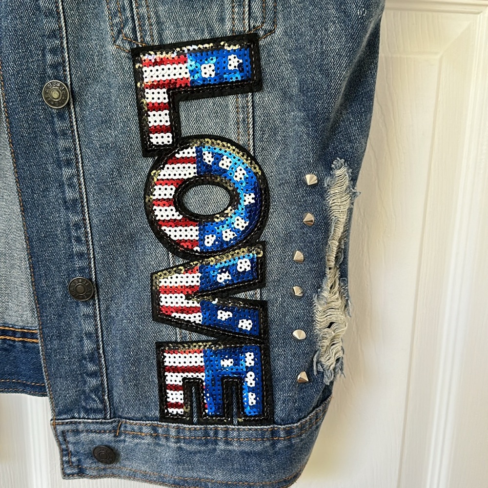 Sunset + Spring Denim Vest - Picture 3 of 8